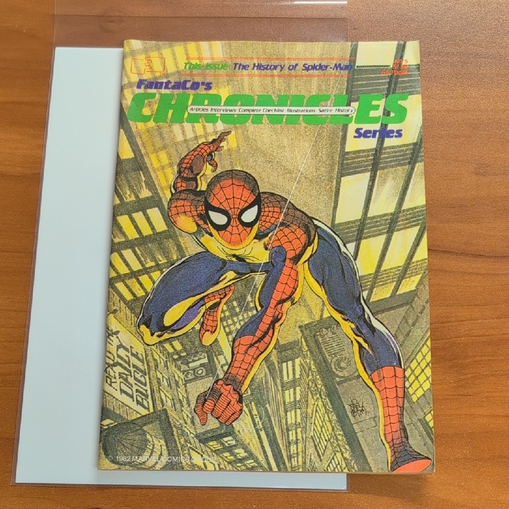 Vintage FantaCo's Chronicles Series No. 5 The History Of Spider-Man (1982)